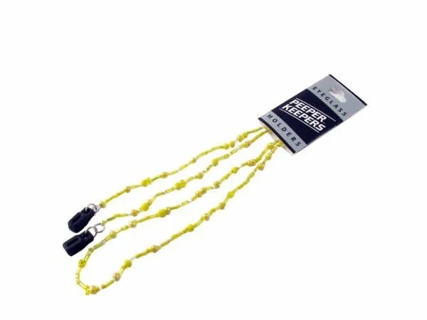 Peeper Keeper Eyeglasses/Sunglass Necklace Lanyard Tropical Glass Beads 4 Colors