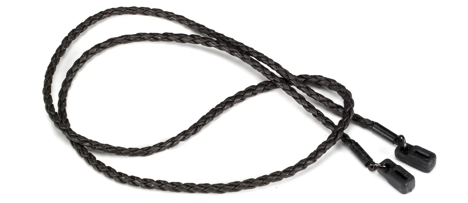 Peeper Keepers Braided Leather Cord Eyeglass Leather Cords, Brown Made in U.S.A.